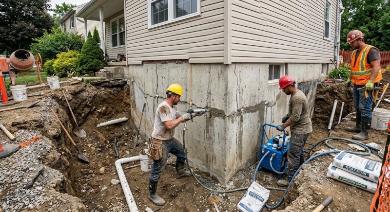 Basement Crack Repair in Columbus, OH