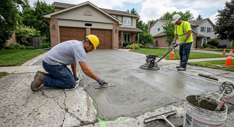 Concrete Flatwork Repair Service